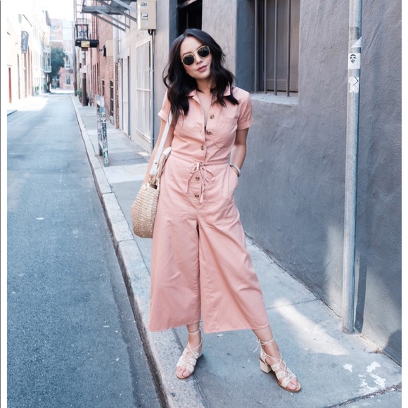 madewell wide leg jumpsuit